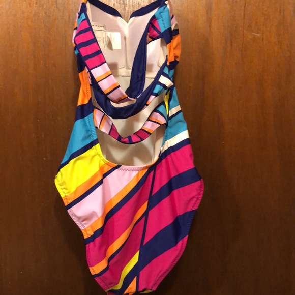 Trina Turk Stripe Swimwear - Picture 2 of 9